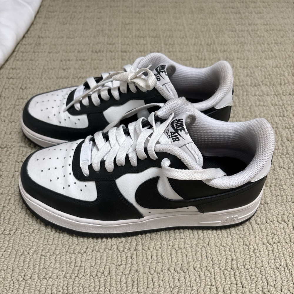 Nike Air force ones Black and White Sneakers